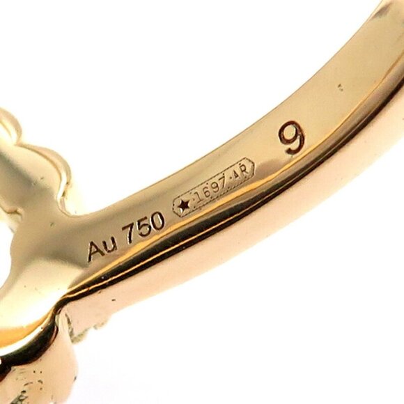 GUCCI Yellow Gold Diamond Ring - Picture 5 of 8